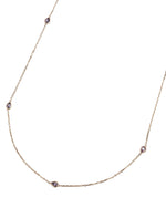 Laina Sapphire Teardrop Necklace in 14K Gold