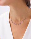 Faye Shaker Necklace in 14K White Gold