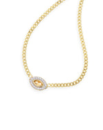 Isha Evil Eye Necklace - Citrine