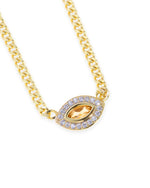 Isha Evil Eye Necklace - Citrine