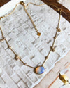 Nina Opal Shaker Necklace in 14K Gold