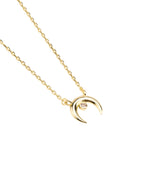 Luna Crescent Moon Dainty Necklace