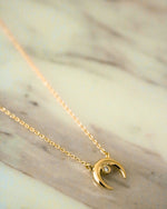 Crescent Moon Dainty Necklace