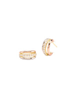 Elara 3-tone Hoops