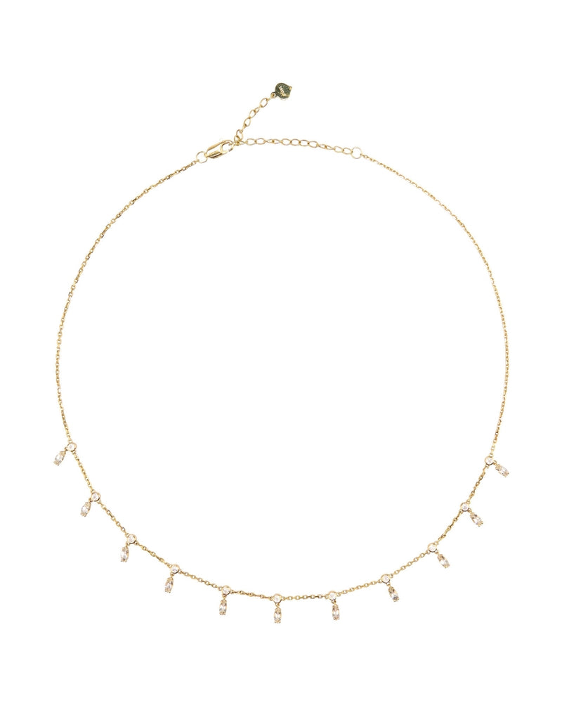 Faye Shaker Necklace in 14K Gold