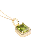 Suri Gemstone Pendant in Peridot