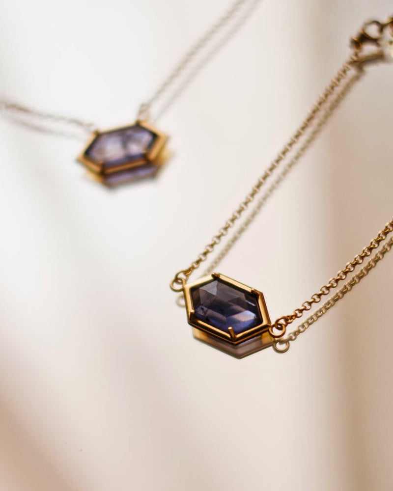 Hexa Gemstone Necklace