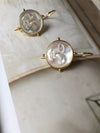 Helene Moon face earrings