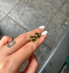 14K Peridot Stud Earrings