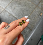 14K Peridot Stud Earrings