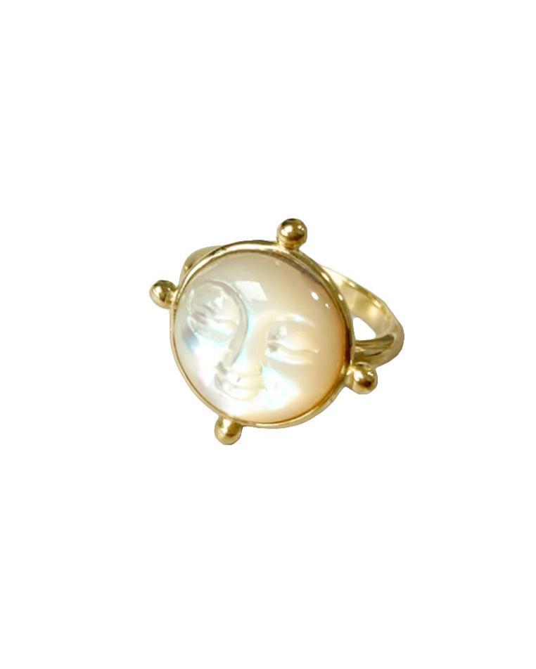 Helene Mother of Pearl Ring