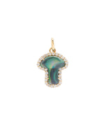 Nyssa Mushroom Charm Pendant in 14K Gold