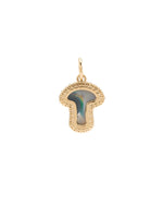 Nyssa Mushroom Charm Pendant in 14K Gold