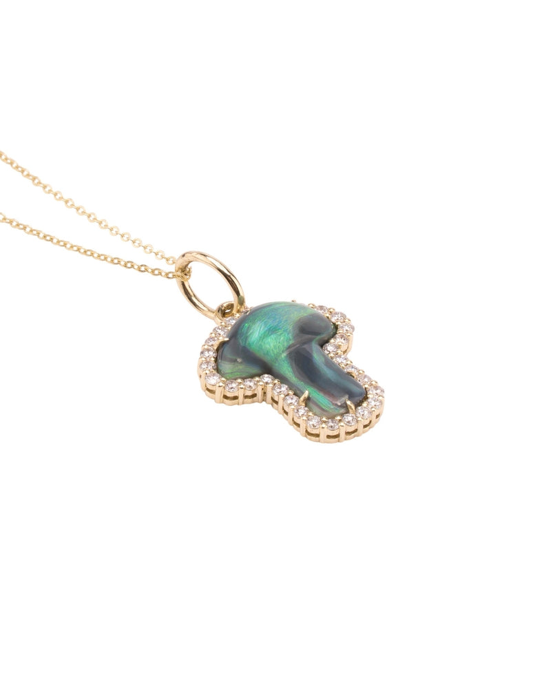 Nyssa Mushroom Charm Pendant in 14K Gold