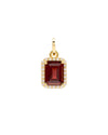 Suri Gemstone Pendant in Garnet