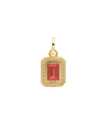 Suri Gemstone Pendant in Garnet