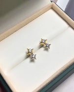 Starry Night Gold Studs