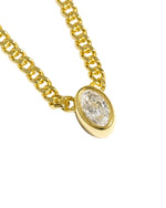 Tahlia Moissanite Chain Necklace