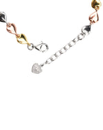 Trinity 3-tone Heart Bracelet