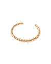 Minimalist Gold Twist Bangle