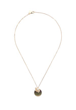 Erika Gold Disc Pearl Necklace - Antonia Y. Jewelry
