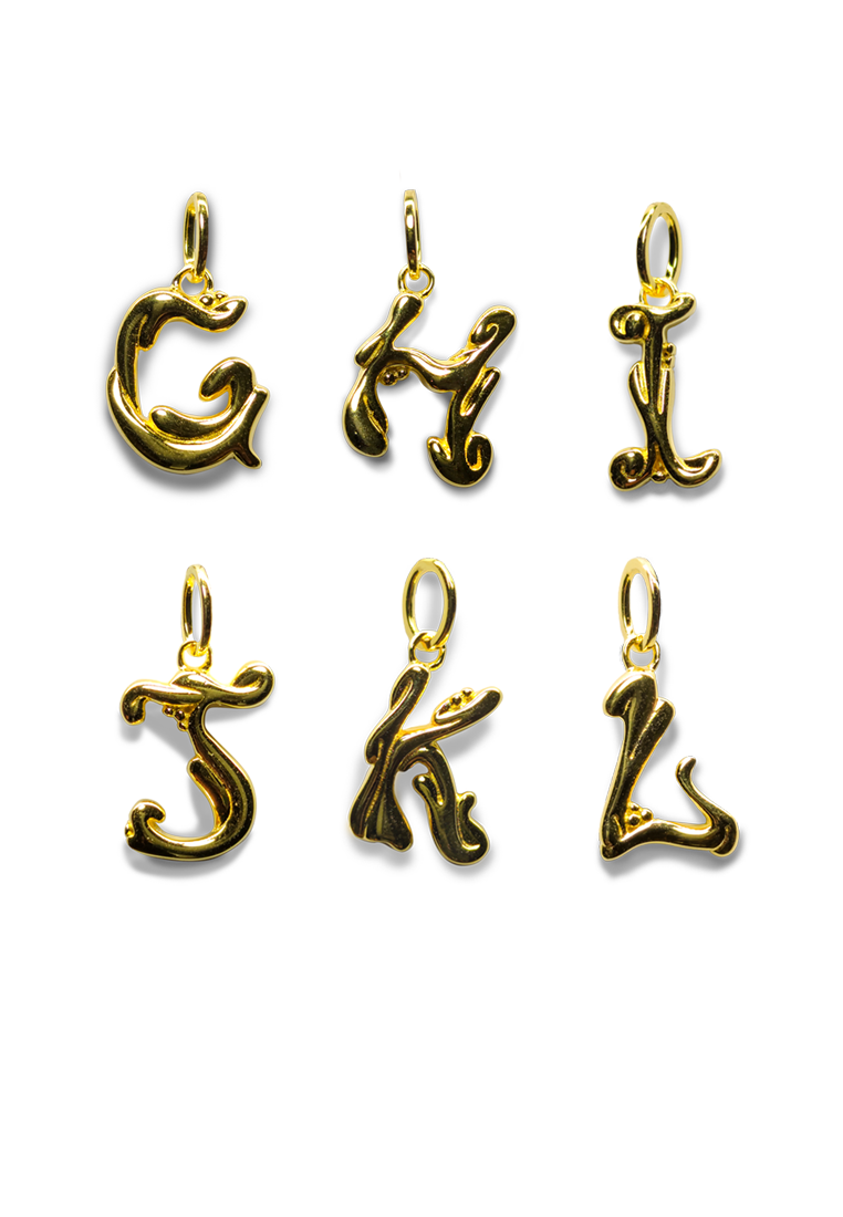 Initial Gold Letter Necklace - Antonia Y. Jewelry