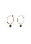 Sapphire Large Gold Filled Hoops - Antonia Y. Jewelry
