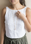 Quartz Gold Dipped Necklace - Antonia Y. Jewelry