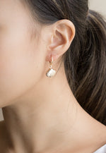 Cockle Shell Gold Hoops - Antonia Y. Jewelry