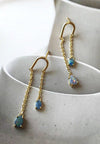 Australian Opal Droplet Earrings - Antonia Y. Jewelry
