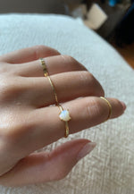 Heart Opal Dainty Ring - Antonia Y. Jewelry