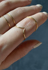 Dainty Gold Filled Rope Ring - Antonia Y. Jewelry